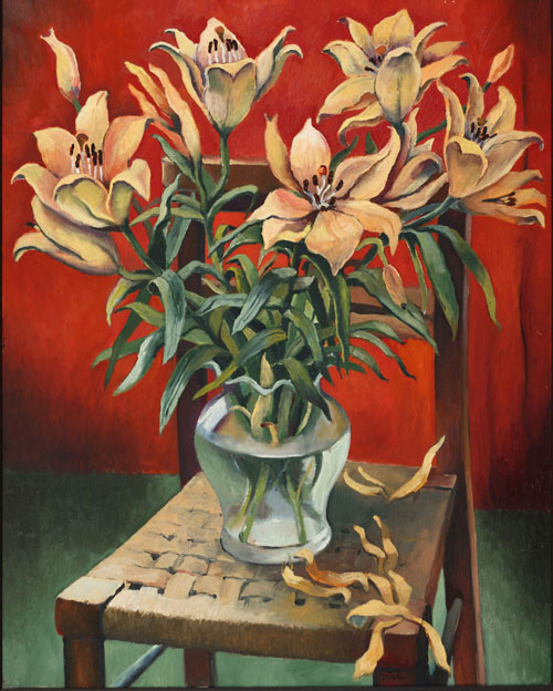 Lilies on Vase and Chair - 1998 London