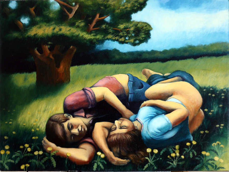 Spring Desire and Dandelions (2009) Toronto, Oil on canvas